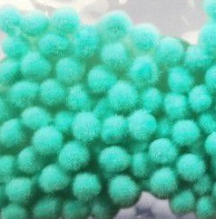 Mini Pompons Turquoise
