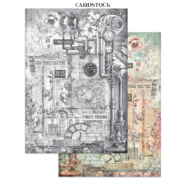 Gardens of Time - Junk Journal Stickers, Backgrounds, Cut-Outs