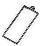 Resin Charm rectangle Large