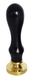 Handle Wax Stamp Wood Black