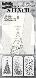 Tim Holtz Layering Mini Stencil - Set #62