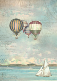 Sea Land Balloons - Rijstpapier