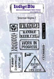 Journal Signs 1 - Clingstamp A6