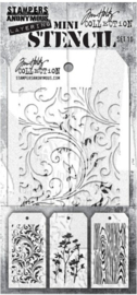 Tim Holtz Layering Mini Stencil - Set #10