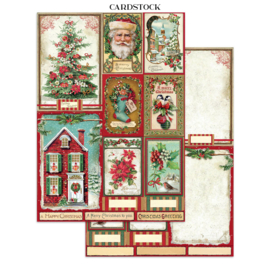 Classic Christmas - Junk Journal Stickers, Backgrounds, Cut-Outs