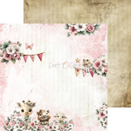 Baby Girl Universe 6x6 Inch Paper Set
