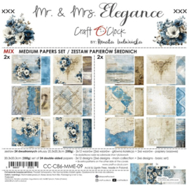 Mr. & Mrs. Elegance 8x8 Inch Medium Papers Set