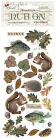 Forest Leaves and Animals