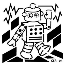 Robot 4 - Stencil