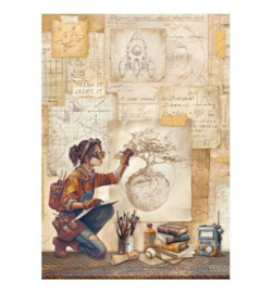A New Beginning Rice Paper Drafts and Technical Drawings - Rijstpapier