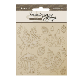 Woodland - Mushrooms and Leaves - Decorative Chips