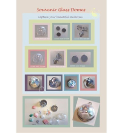 Glass Domes, Clear, Half Circle