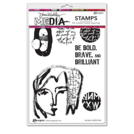 Be Bold - Clingstamp 6x9"