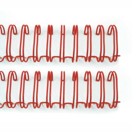 the Cinch Wire Binders 1,25" 3,2cm - Red 2 pcs