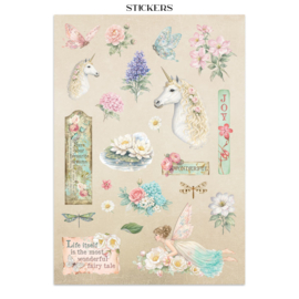 Wonderland - Junk Journal Stickers, Backgrounds, Cut-Outs