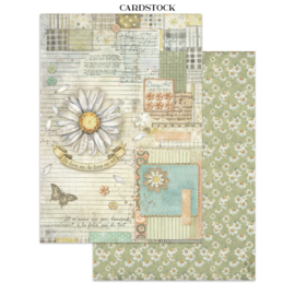 Daisy Art - Junk Journal Stickers, Backgrounds, Cut-Outs