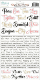 See You In Paris - Stickers Words