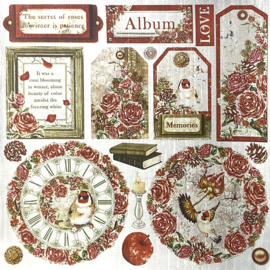 Frozen Roses Deluxe Paper - Silver