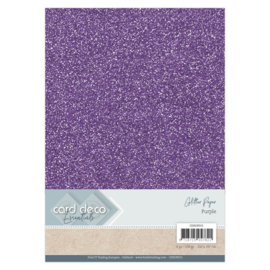 Purple - Glitter Karton