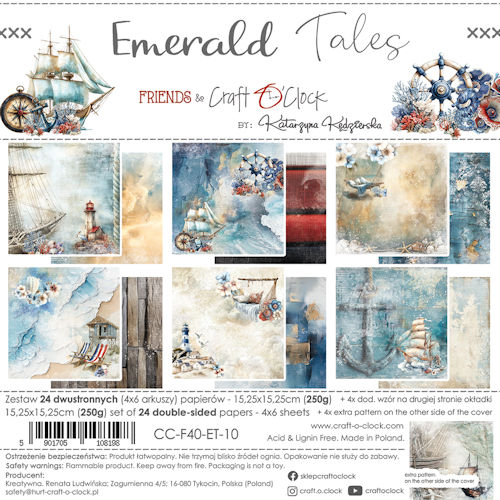 Emerald Tales 6x6 Inch Paper Set