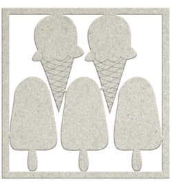 Cones & Lollies - Chipboard