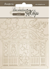 House of Roses Gazebo - Decorative Chips