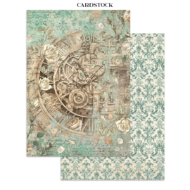 Gardens of Time - Junk Journal Stickers, Backgrounds, Cut-Outs