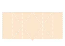 Cardshape with Diamond Shapes - Stencil