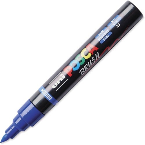 Uni Posca Brushmarker Blauw