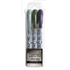 Tim Holtz Distress Halloween Crayon Pearl Set #6