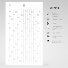 Bead Curtain - Texture Stencil