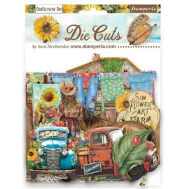 Sunflower Art Die Cuts