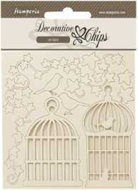 Golden Harmony Cages - Decorative Chips