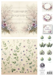 pop-up en decoupage - lila C