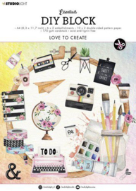 Essentials DIY Block Love to Create nr.16 - Stansblok A4