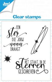 Sterren tekst NL -2 - Clearstamps