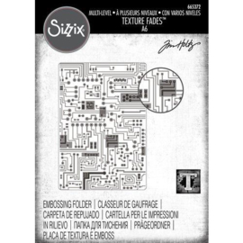 Circuit - Multi-Level Textured Impressions Embossing Folder