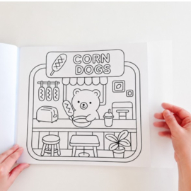 Cozy Coloring Protective Sheet Square and Rectangle