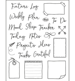 Bujo/Kalender Notes, Tracker & Co. - Clearstamp A5