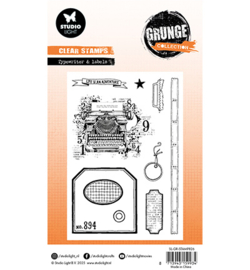 Grunge Typewriter & Labels nr.826