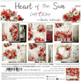 Heart of the Sun 8x8 Inch Paper Set