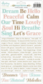 Winged Melodies - Stickers Words