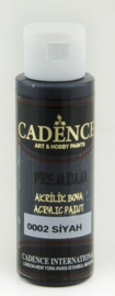 Black - Cadence Premium Acrylic Paint (semi matt)