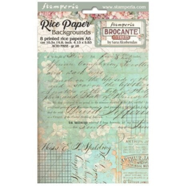 Brocante Antiques Backgrounds - Rijstpapier