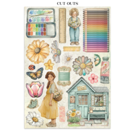 Daisy Art - Junk Journal Stickers, Backgrounds, Cut-Outs