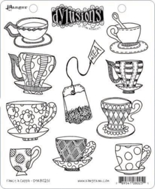 Fancy a Cuppa - Dylusions Clingstamp
