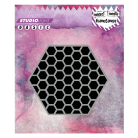 Mixed Media nr 09 Hexagon - Foamstamp