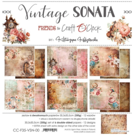 Vintage Sonata 12x12 Inch Paper Set