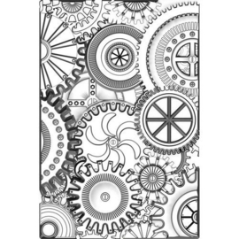 Mini Mechanics - 3D Texture Fades Embossing Folder