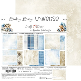 Baby Boy Universe 8x8 Inch Medium Papers Set